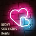 NEONY SIGN LIGHT Hearts
