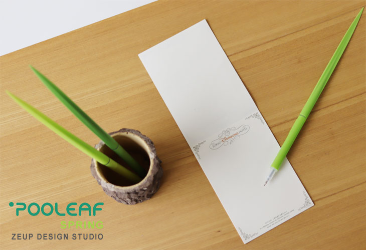 ステーショナリー Zeup Design Studio Pooleaf Spring ボールペン ステーショナリー Zeup Design Studio Pooleaf Spring ボールペン